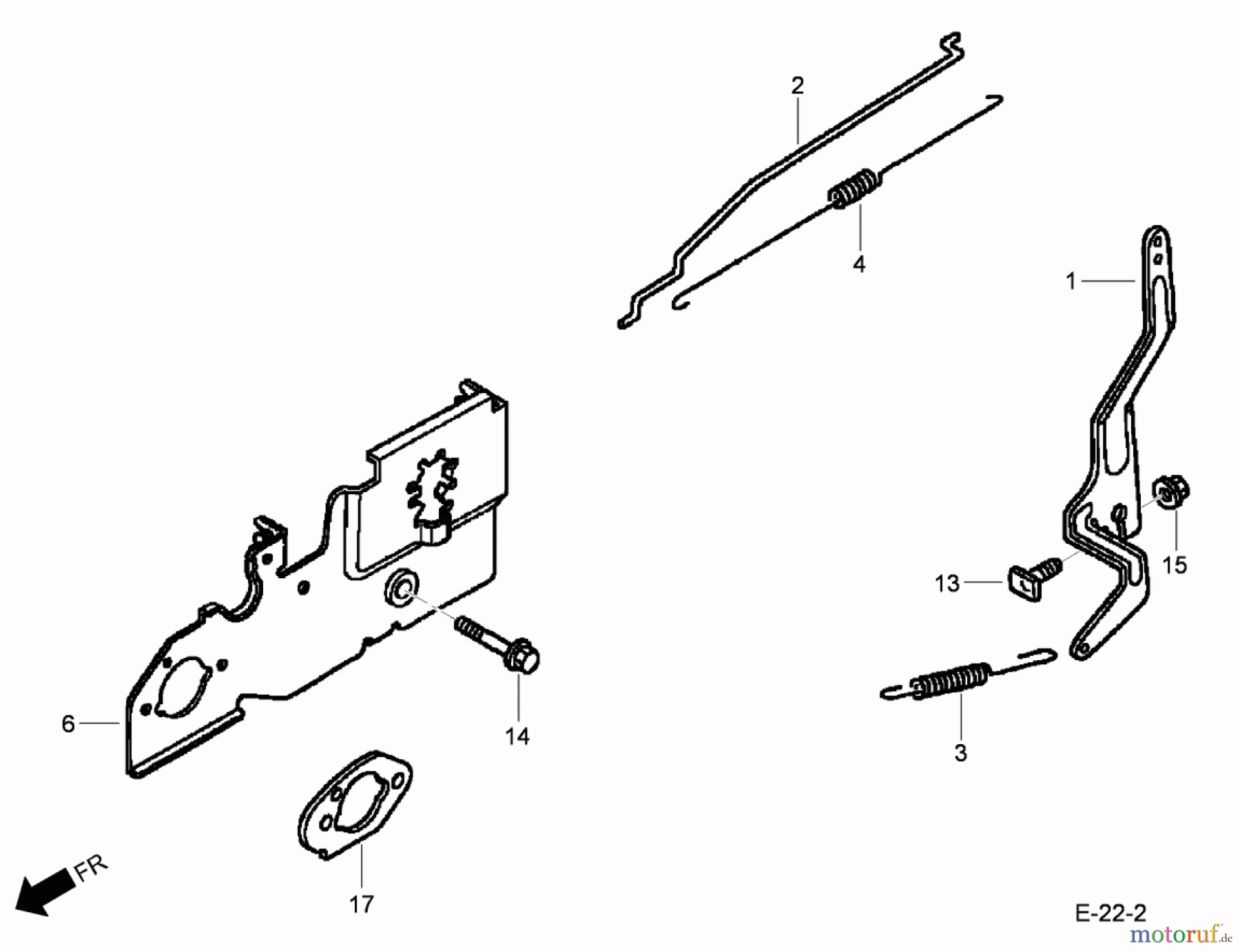  Toro Neu Mowers, Walk-Behind Seite 1 20192 - Toro Super Bagger Lawn Mower, 2009 (290000001-290999999) CONTROL ASSEMBLY HONDA GCV160L AS3A