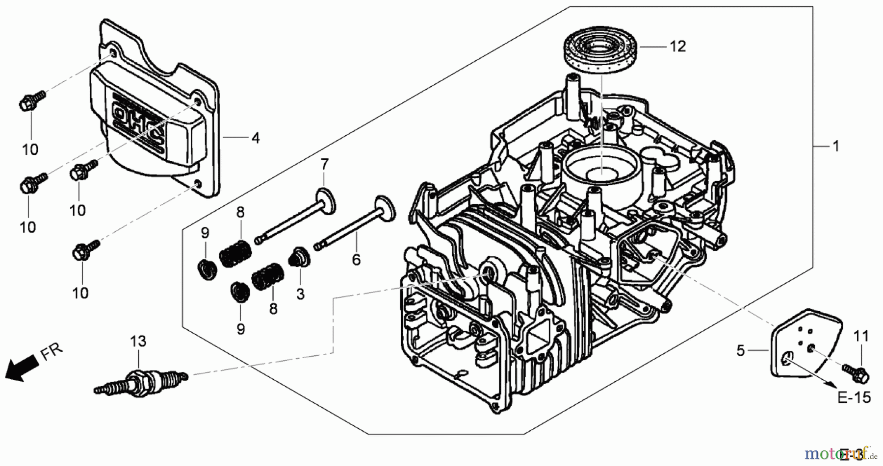  Toro Neu Mowers, Walk-Behind Seite 1 20192 - Toro Super Bagger Lawn Mower, 2009 (290000001-290999999) CYLINDER BARREL ASSEMBLY HONDA GCV160L AS3A