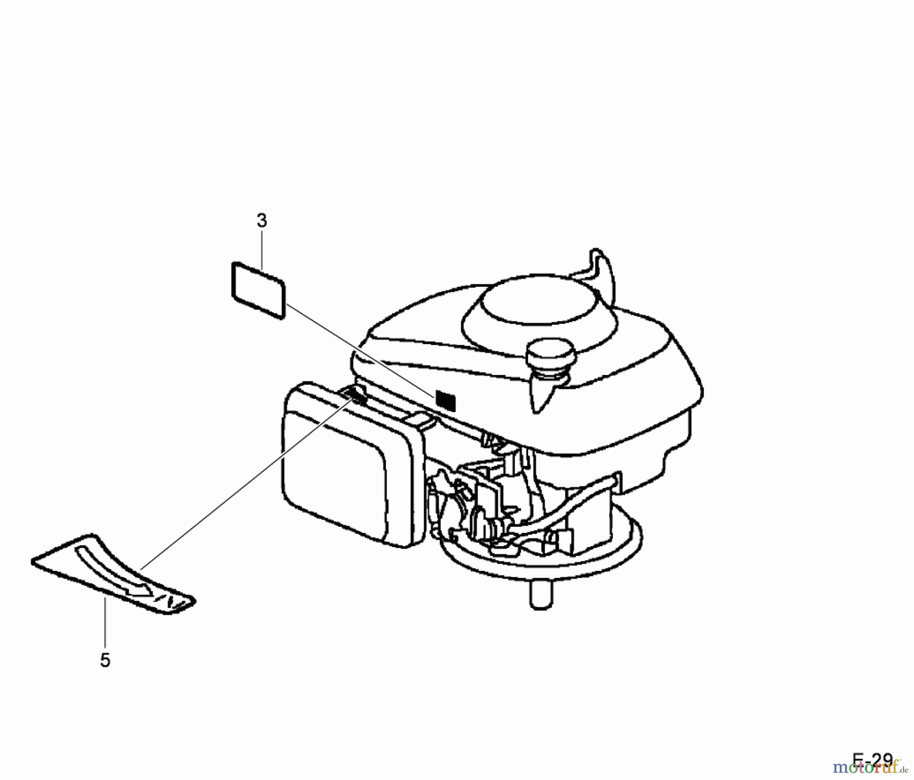  Toro Neu Mowers, Walk-Behind Seite 1 20192 - Toro Super Bagger Lawn Mower, 2009 (290000001-290999999) LABEL ASSEMBLY HONDA GCV160L AS3A