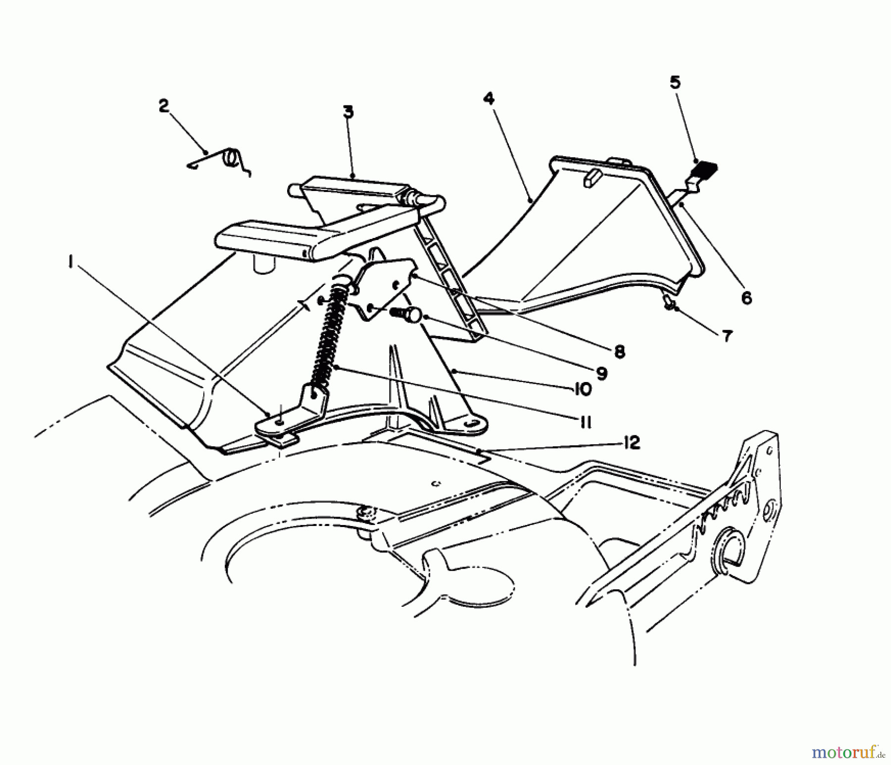  Toro Neu Mowers, Walk-Behind Seite 1 20210 - Toro Lawnmower, 1992 (2000001-2999999) RECYCLER BAGGING KIT MODEL NO. 59174 (OPTIONAL) #1