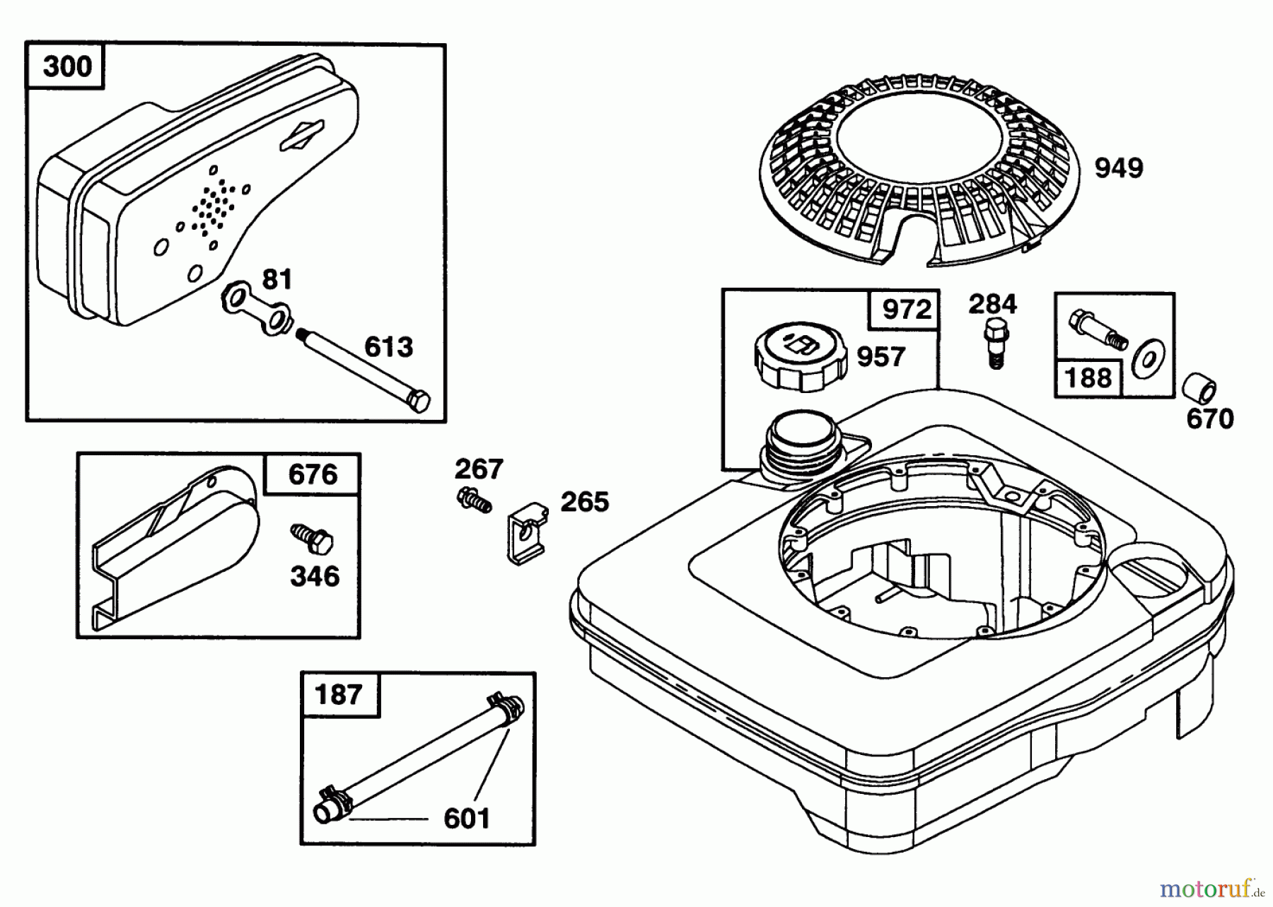  Toro Neu Mowers, Walk-Behind Seite 1 20213 - Toro Lawnmower, 1992 (2000001-2999999) ENGINE BRIGGS & STRATTON MODEL 124702-3115-01 #7