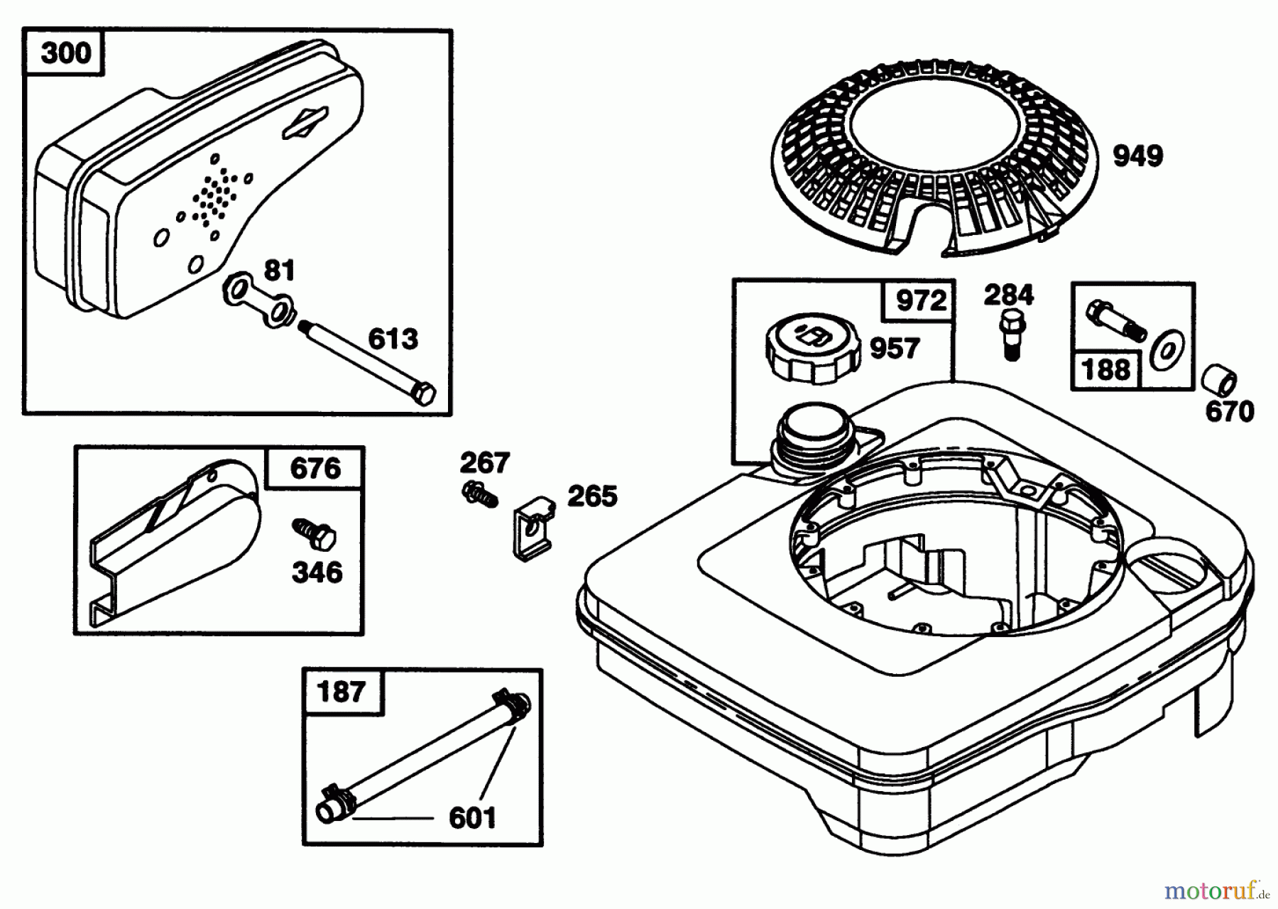  Toro Neu Mowers, Walk-Behind Seite 1 20214 - Toro Lawnmower, 1991 (1000001-1999999) ENGINE BRIGGS & STRATTON MODEL 124702-3115-01 #6