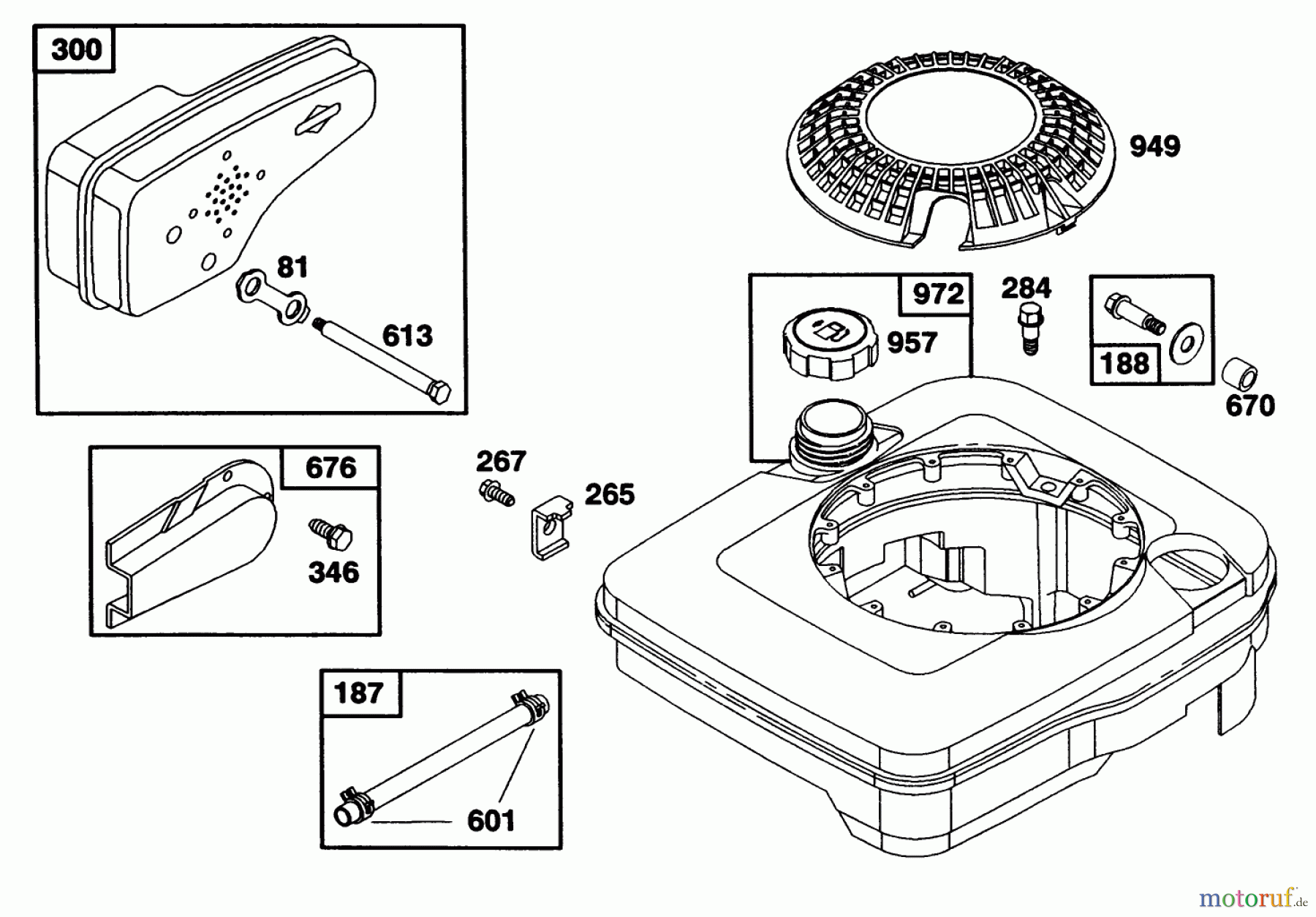  Toro Neu Mowers, Walk-Behind Seite 1 20214 - Toro Lawnmower, 1992 (2000001-2999999) ENGINE BRIGGS & STRATTON MODEL 124702-3115-01 #7