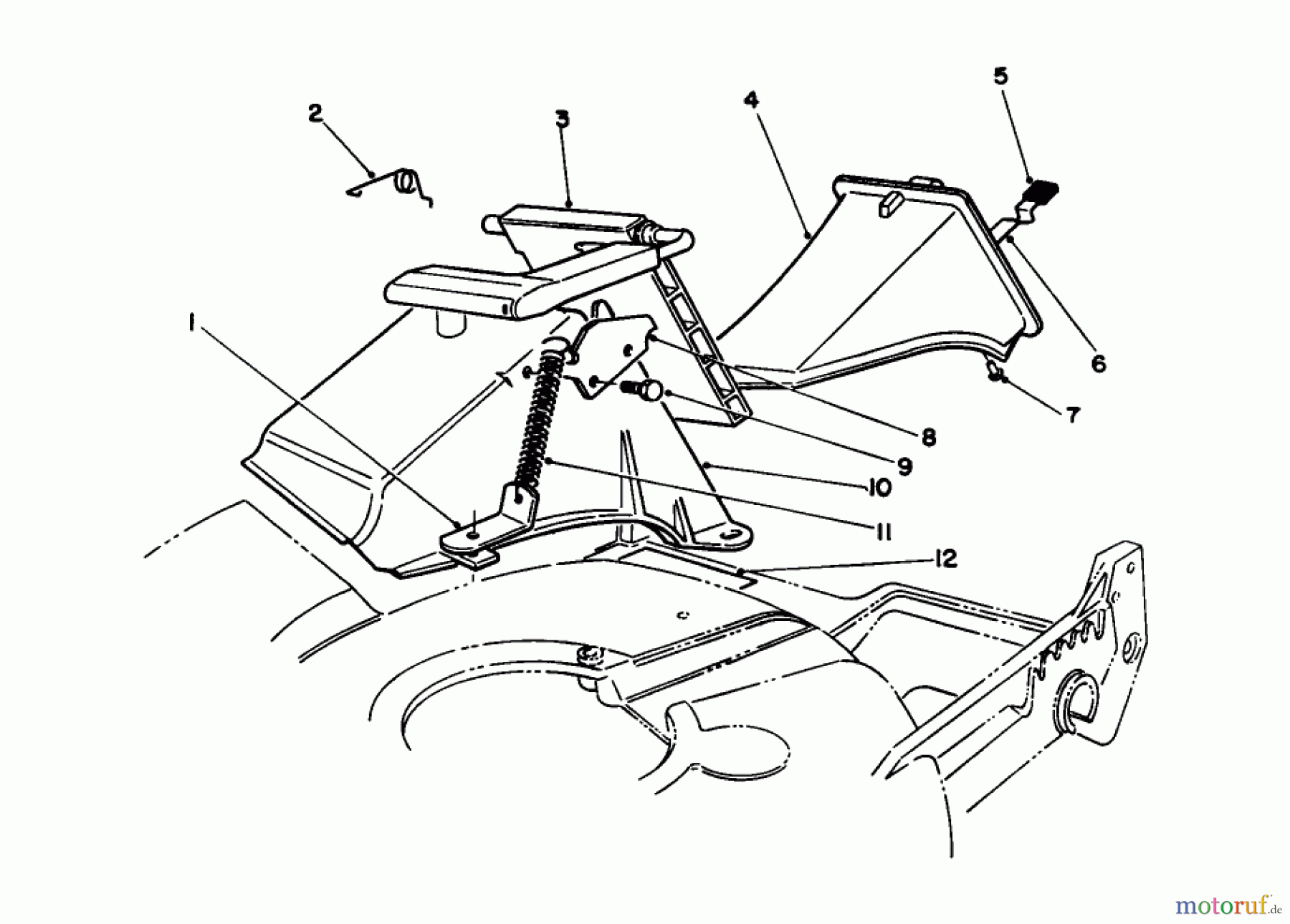  Toro Neu Mowers, Walk-Behind Seite 1 20217 - Toro Lawnmower, 1992 (2000001-2999999) RECYCLER BAGGING KIT MODEL NO. 59179 (OPTIONAL) #1