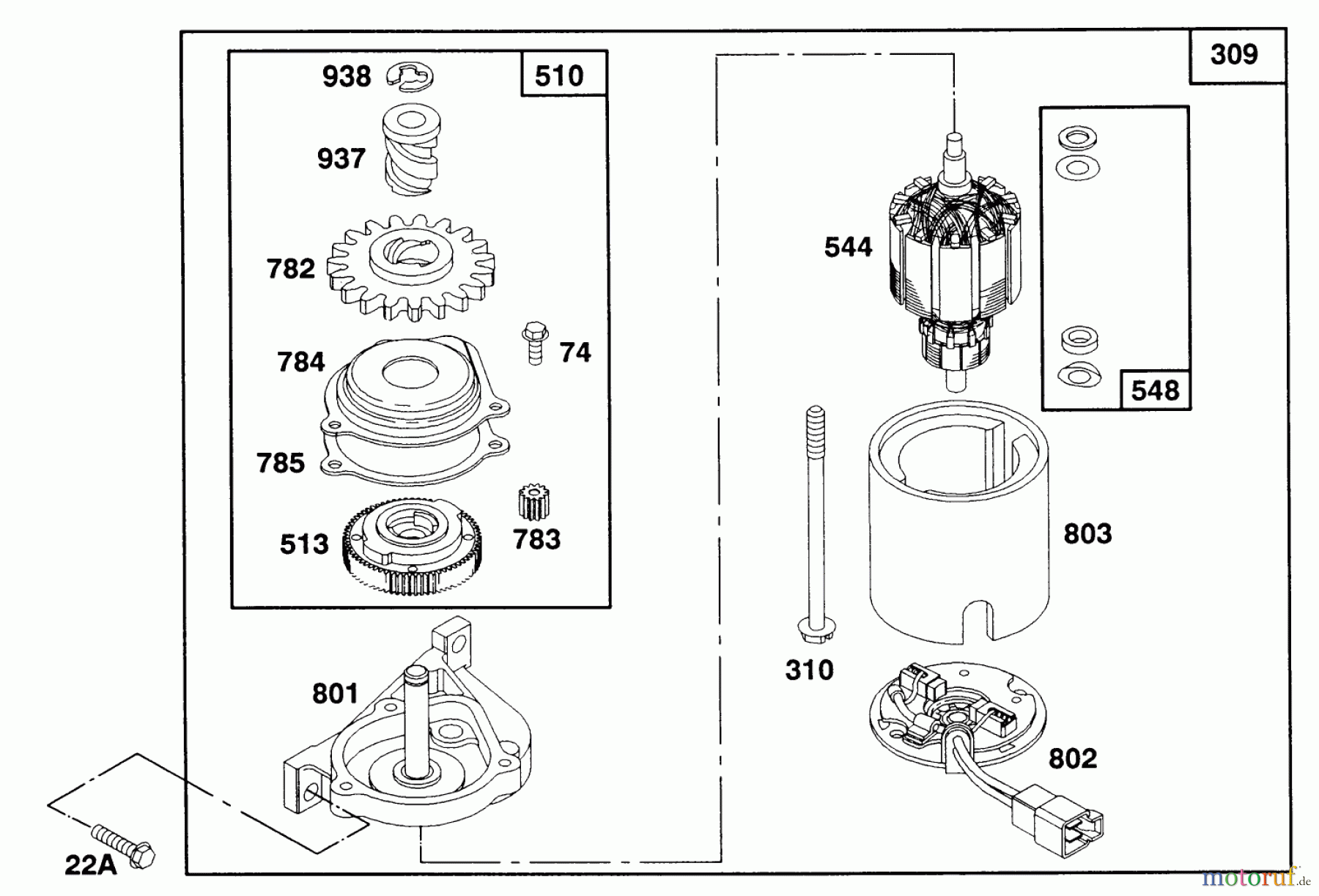  Toro Neu Mowers, Walk-Behind Seite 1 20322 - Toro Lawnmower, 1992 (2000001-2999999) ENGINE BRIGGS & STRATTON MODEL 124707-3185-01 #8