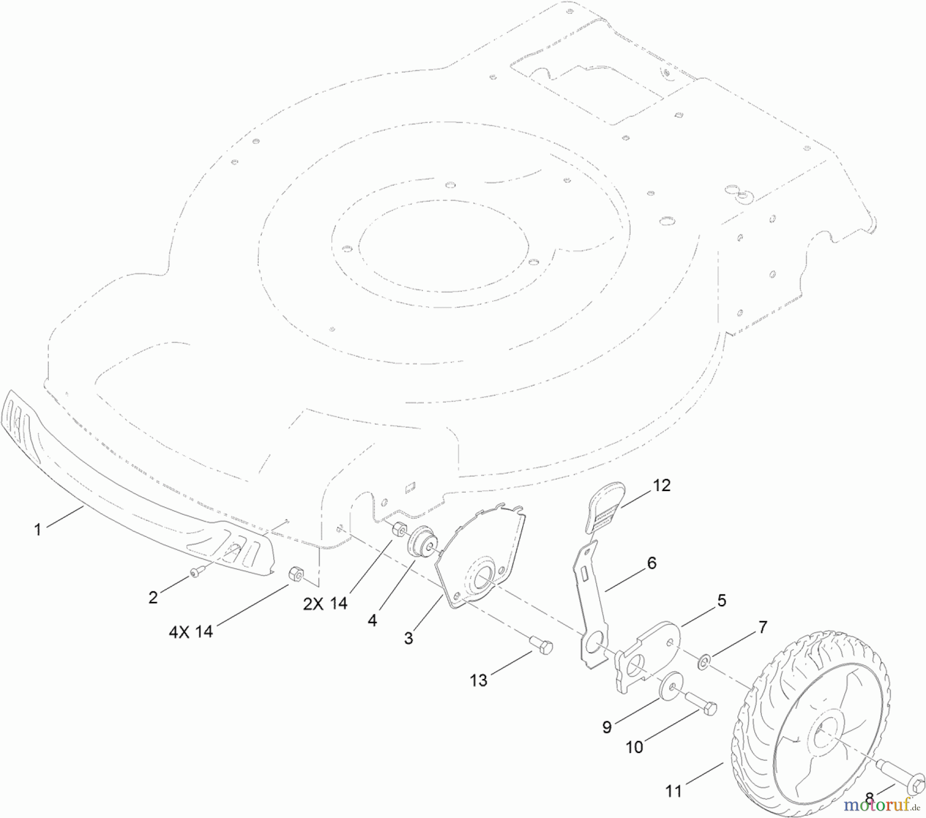  Toro Neu Mowers, Walk-Behind Seite 1 20332C - Toro 22