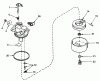 Toro 20403 - Lawnmower, 1977 (7000001-7999999) Spareparts CARBURETOR NO. 631784A