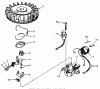 Toro 20407 - Lawnmower, 1977 (7000001-7999999) Spareparts MAGNETO NO. 610793A