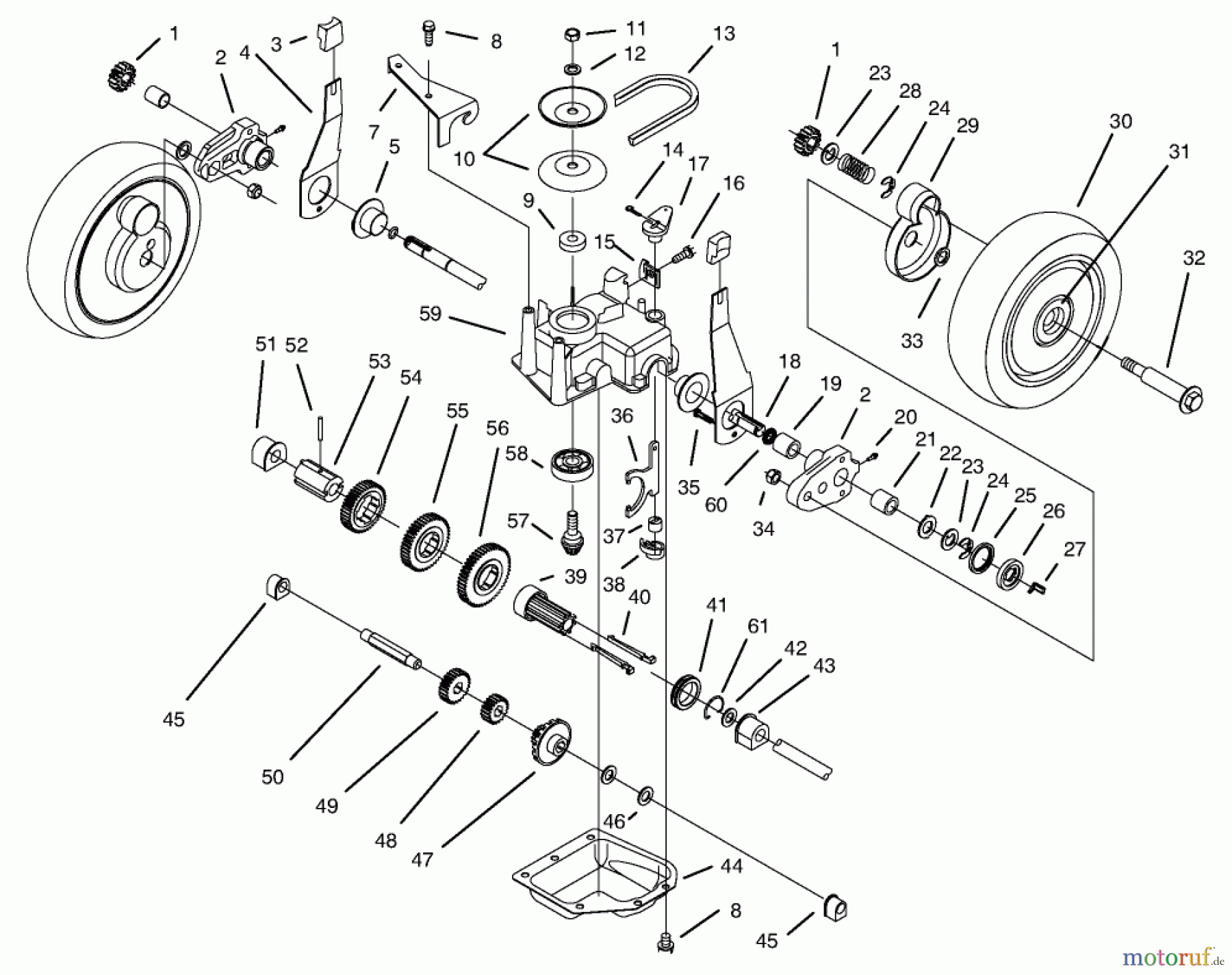  Toro Neu Mowers, Walk-Behind Seite 1 20436 - Toro 21