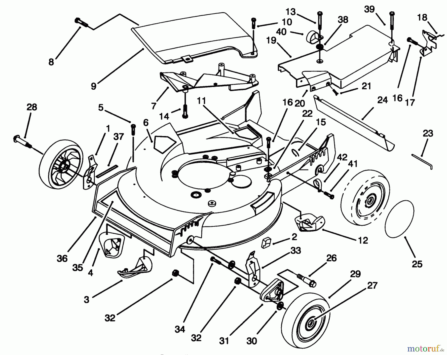  Toro Neu Mowers, Walk-Behind Seite 1 20437 - Toro 21