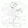 Toro 20457 - Lawnmower, 1997 (7900001-7999999) Spareparts ENGINE ASSEMBLY