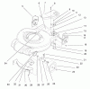 Toro 20457 - Lawnmower, 1997 (7900001-7999999) Spareparts HOUSING ASSEMBLY