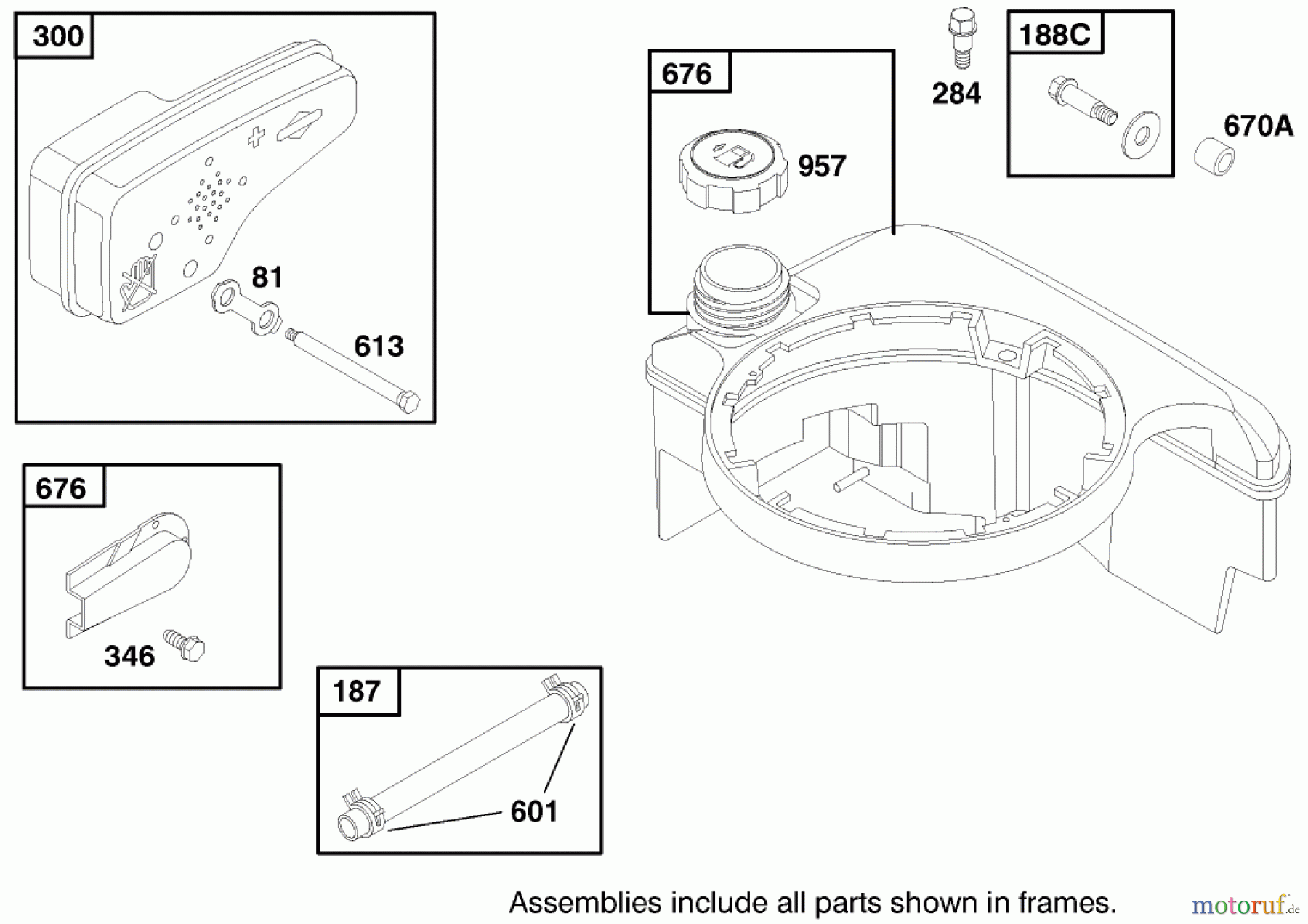  Toro Neu Mowers, Walk-Behind Seite 1 20494 (SR-21S) - Toro Super Recycler Mower, SR-21S, 1998 (8900001-8999999) ENGINE BRIGGS & STRATTON MODEL 12H802-1758-E1 #6