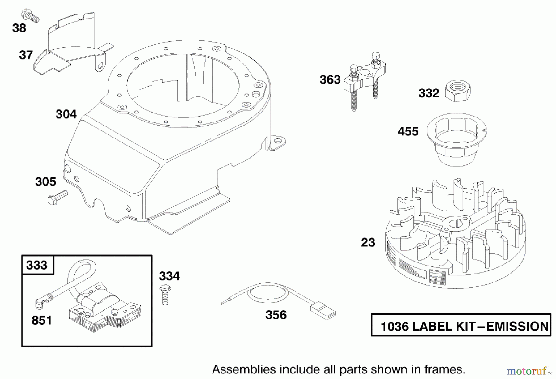  Toro Neu Mowers, Walk-Behind Seite 1 20494 (SR-21S) - Toro Super Recycler Mower, SR-21S, 1998 (8900001-8999999) ENGINE BRIGGS & STRATTON MODEL 12H802-1758-E1 #7