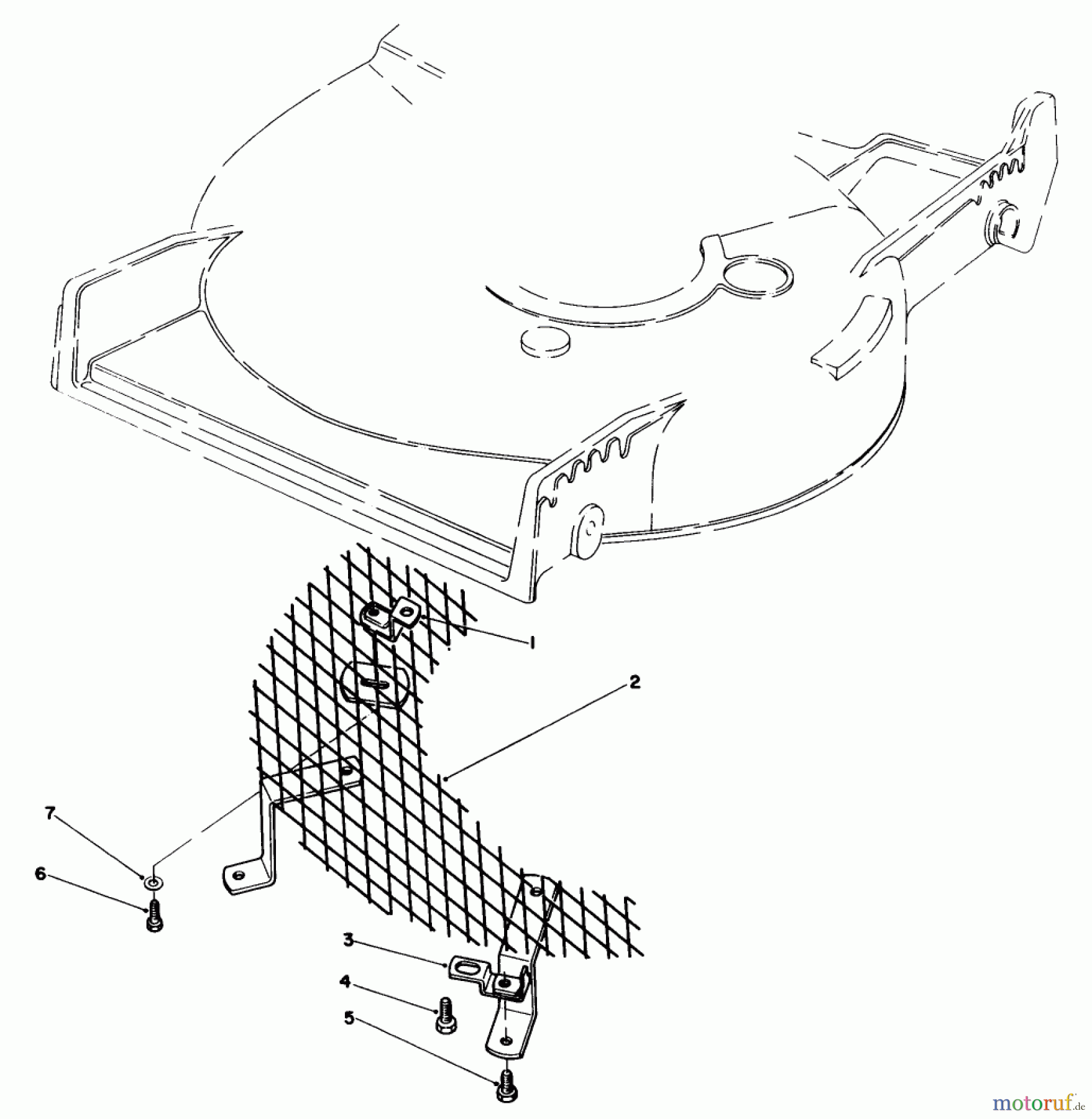  Toro Neu Mowers, Walk-Behind Seite 1 20526 - Toro Lawnmower, 1986 (6000001-6999999) LEAF SHREDDER KIT MODEL NO. 59157 (OPTIONAL)