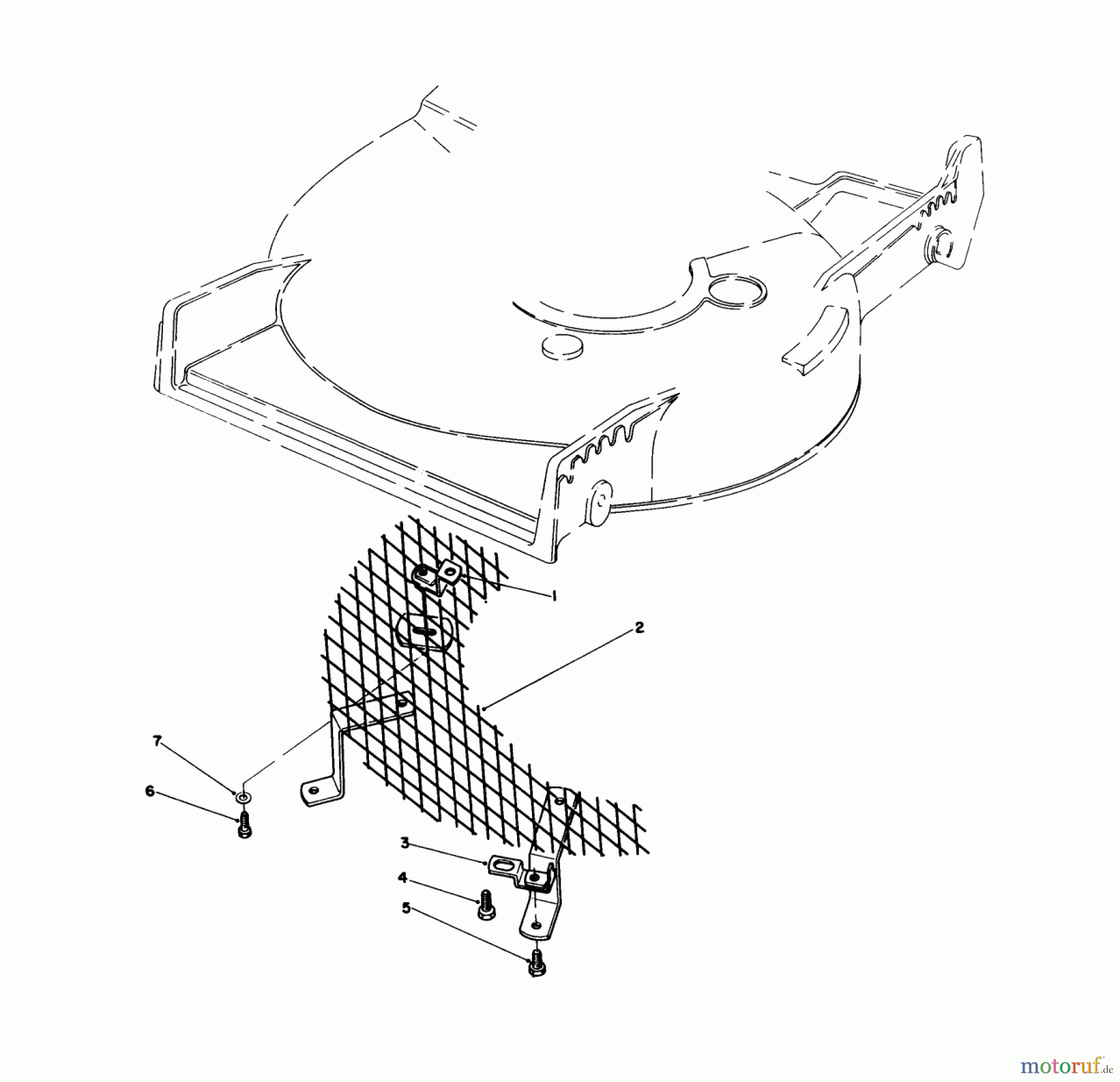  Toro Neu Mowers, Walk-Behind Seite 1 20526 - Toro Lawnmower, 1988 (8000001-8999999) LEAF SHREDDER KIT MODEL NO. 59157 (OPTIONAL)