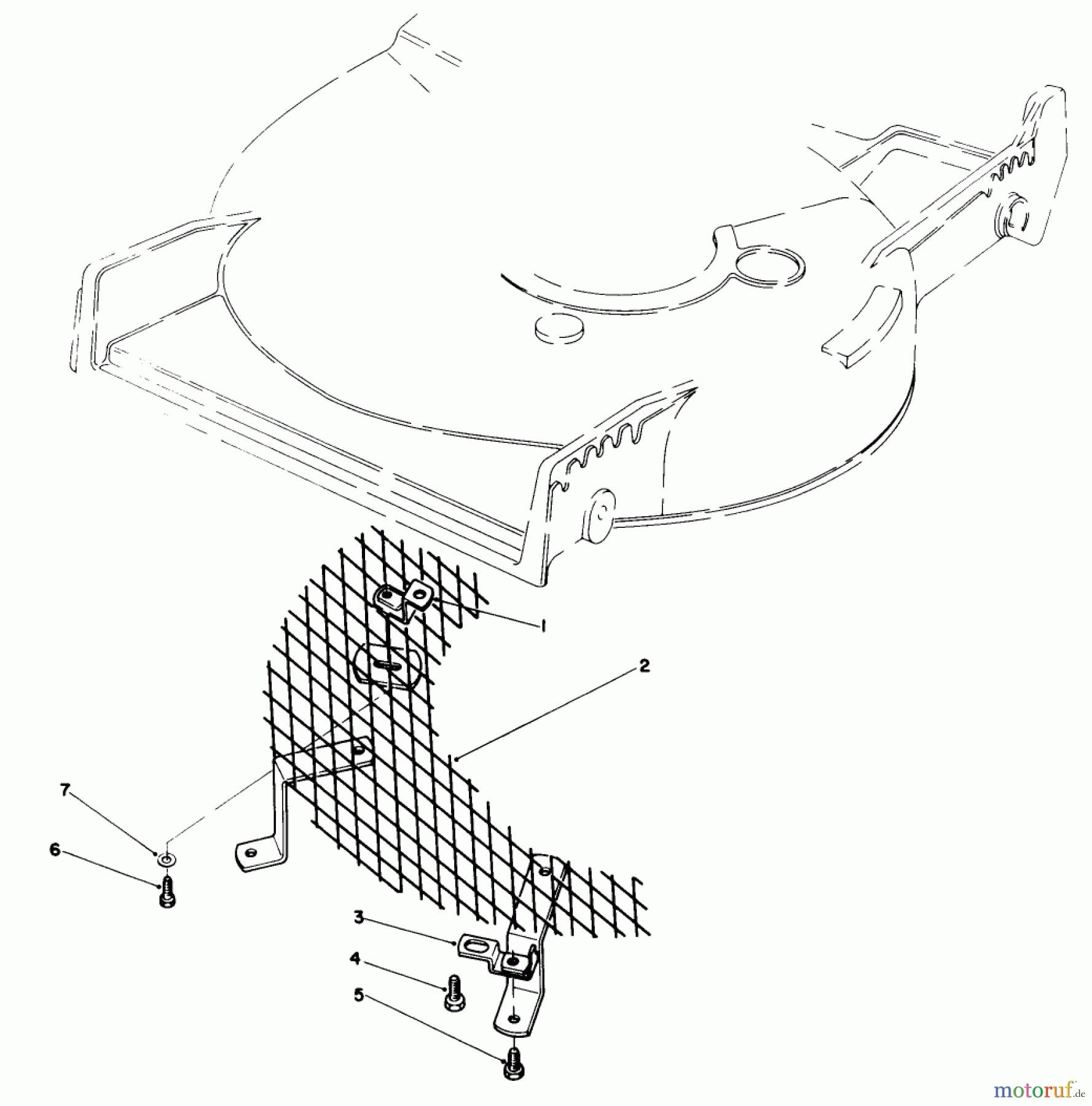  Toro Neu Mowers, Walk-Behind Seite 1 20526C - Toro Lawnmower, 1987 (7000001-7999999) LEAF SHREDDER KIT MODEL NO. 59157 (OPTIONAL)