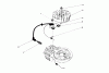 Toro 20581 - Lawnmower, 1987 (7000001-7999999) Spareparts IGNITION ASSEMBLY (ENGINE MODEL NO. 47PF5 & 47PG6)