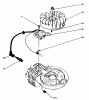 Toro 20584C - Lawnmower, 1989 (9000001-9999999) Spareparts FLYWHEEL & MAGNETO ASSEMBLY (ENGINE MODEL NO. 47PJ8)