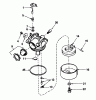 Toro 20588 - Lawnmower, 1988 (8000001-8999999) Spareparts CARBURETOR NO. 632098