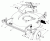 Toro 20610C - Lawnmower, 1985 (5000001-5999999) Spareparts HOUSING ASSEMBLY