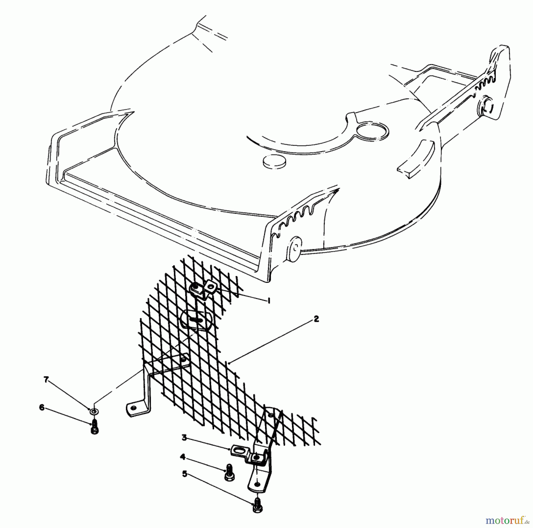  Toro Neu Mowers, Walk-Behind Seite 1 20624 - Toro Lawnmower, 1988 (8000001-8999999) LEAF SHREDDER KIT MODEL NO. 59157 (OPTIONAL)