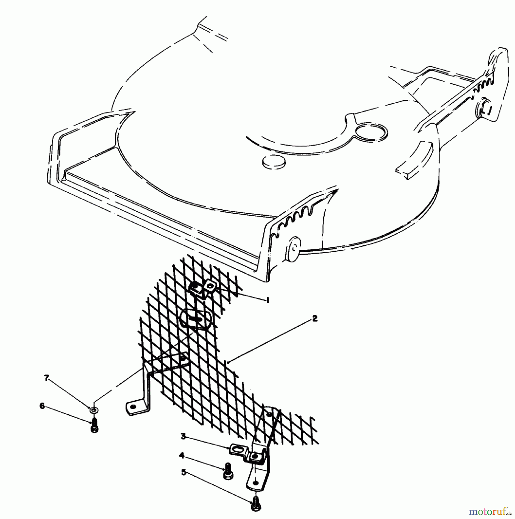  Toro Neu Mowers, Walk-Behind Seite 1 20626C - Toro Lawnmower, 1987 (7000001-7999999) LEAF SHREDDER KIT MODEL NO. 59157 (OPTIONAL)