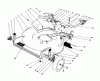 Toro 20632 - Lawnmower, 1989 (9000001-9999999) Spareparts HOUSING ASSEMBLY (USED ON UNITS WITH SERIAL NO. 9003043 AND UP)