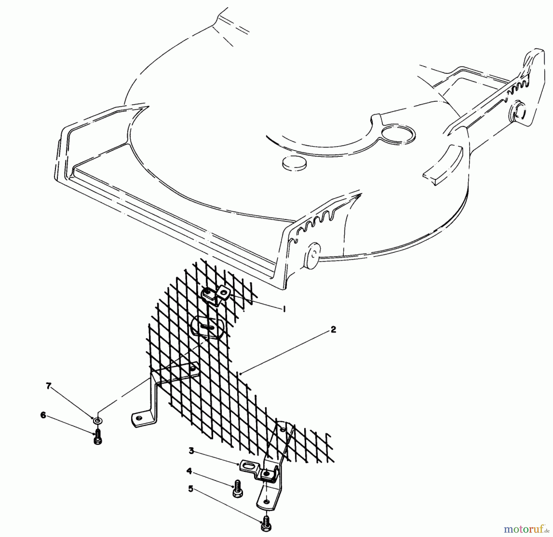  Toro Neu Mowers, Walk-Behind Seite 1 20675 - Toro Lawnmower, 1984 (4000001-4999999) LEAF SHREDDER KIT MODEL NO. 59157 (OPTIONAL)