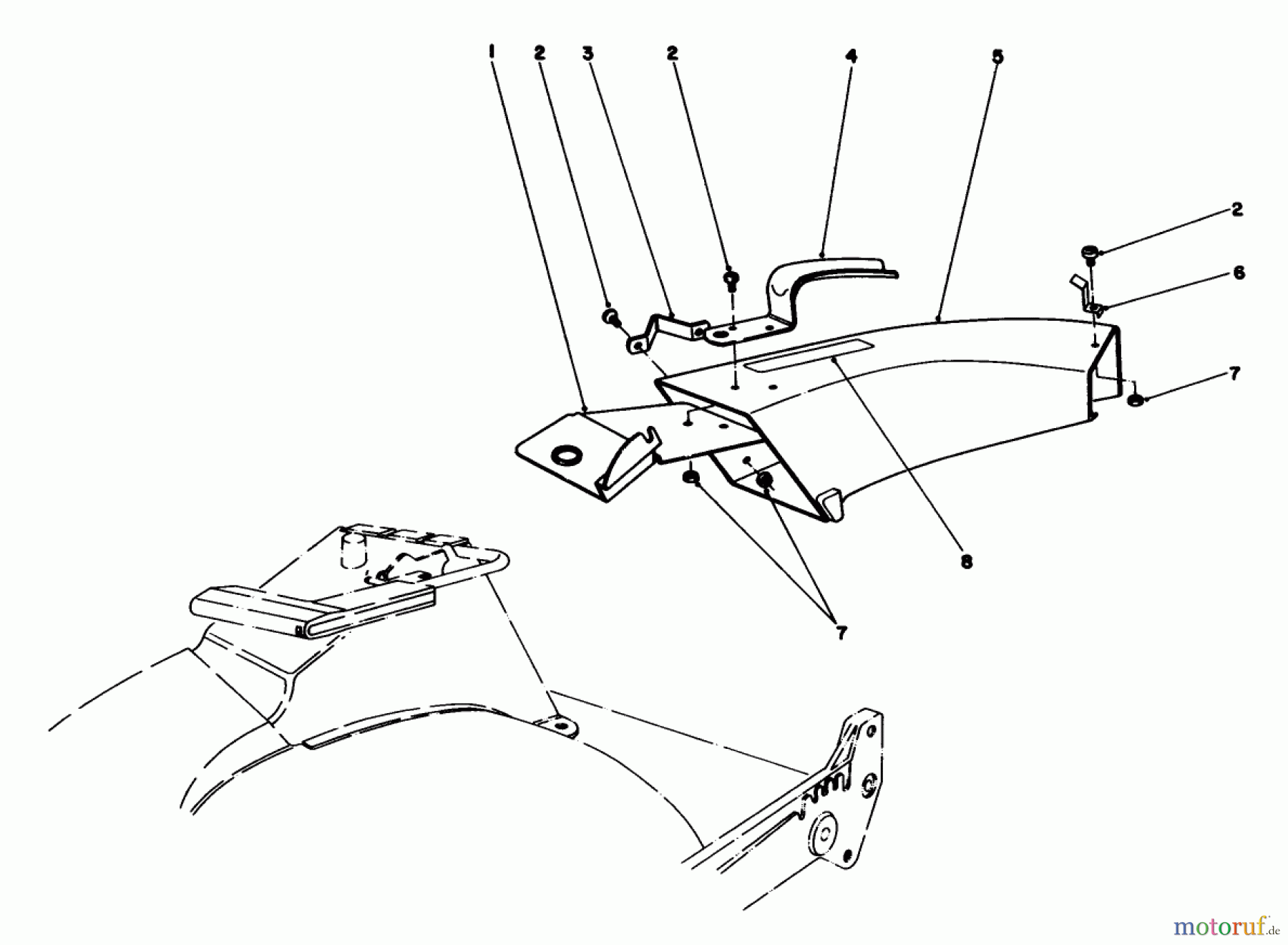  Toro Neu Mowers, Walk-Behind Seite 1 20684 - Toro Lawnmower, 1984 (4000001-4999999) SIDE DISCHARGE CHUTE MODEL NO. 59108 (OPTIONAL)