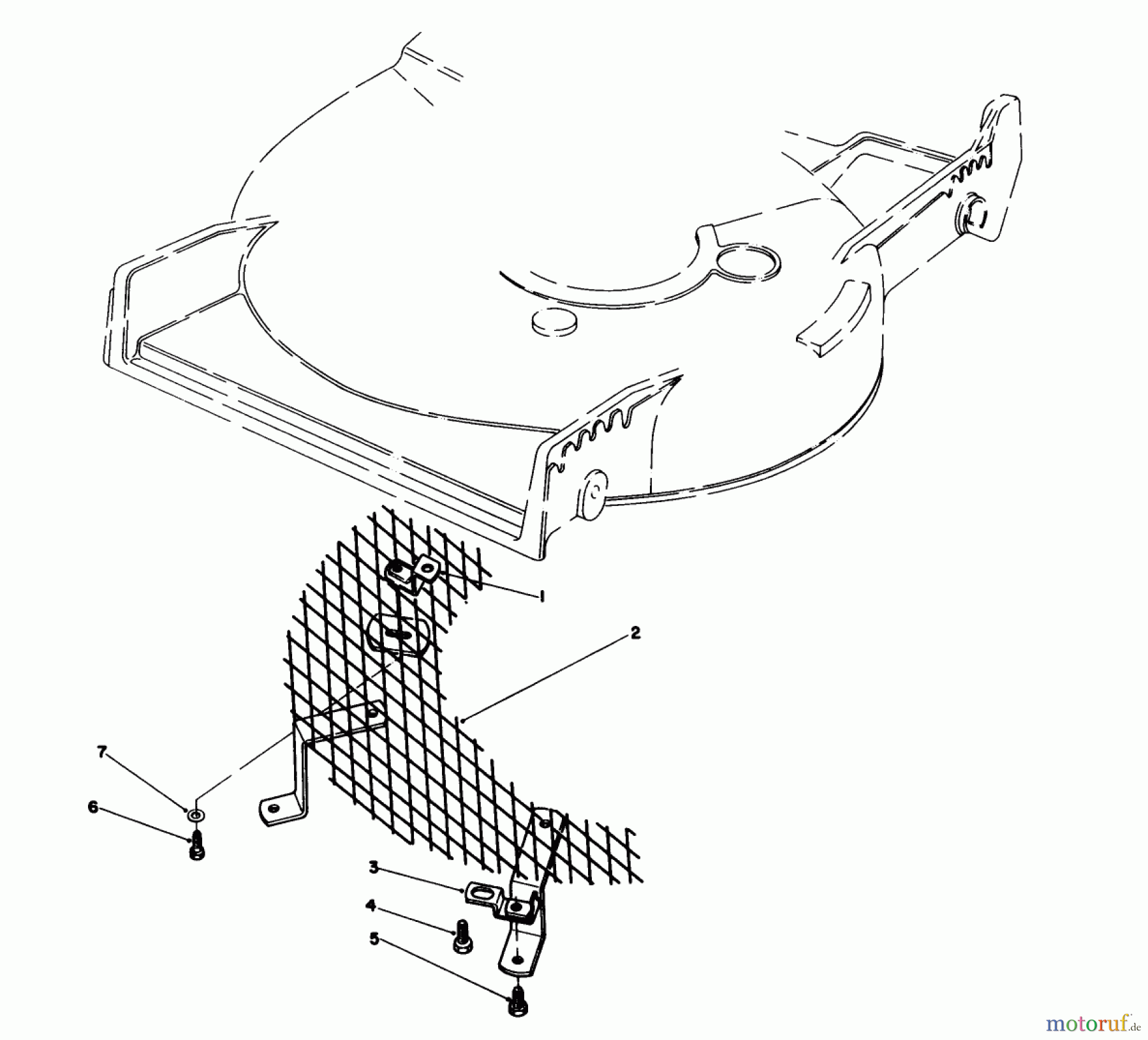  Toro Neu Mowers, Walk-Behind Seite 1 20695 - Toro Lawnmower, 1988 (8000001-8999999) LEAF SHREDDER KIT MODEL NO. 59157 (OPTIONAL)