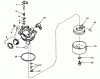 Toro 20700 - Lawnmower, 1979 (9000001-9999999) Spareparts CARBURETOR NO. 632050