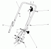 Toro 20700 - Lawnmower, 1979 (9000001-9999999) Spareparts HANDLE ASSEMBLY