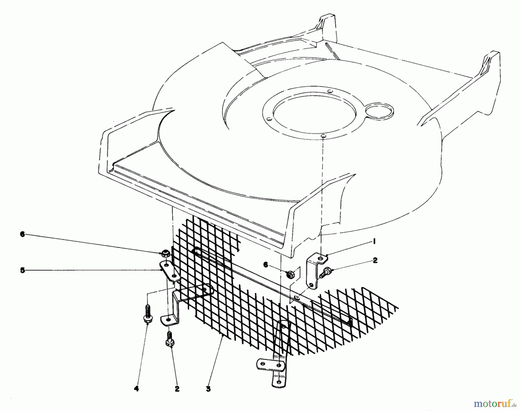  Toro Neu Mowers, Walk-Behind Seite 1 20700 - Toro Lawnmower, 1981 (1000001-1999999) LEAF SHREDDER KIT NO. 59105 (OPTIONAL)