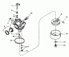 Toro 20715 - Lawnmower, 1985 (5000001-5999999) Spareparts CARBURETOR NO. 632050A