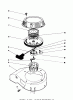 Toro 20745C - Lawnmower, 1988 (8000001-8999999) Spareparts RECOIL ASSEMBLY (ENGINE NO. 47PH7) (ENGINE NO. 47PG6)