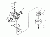 Toro 20752 - Lawnmower, 1978 (8000001-8999999) Spareparts CARBURETOR NO. 632050