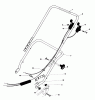 Toro 20755 - Lawnmower, 1981 (1000001-1999999) Spareparts HANDLE ASSEMBLY