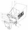 Toro 20755 - Lawnmower, 1982 (2000001-2999999) Spareparts GRASS BAG ASSEMBLY