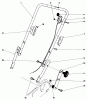 Toro 20762 - Lawnmower, 1979 (9000001-9999999) Spareparts HANDLE ASSEMBLY