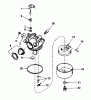 Toro 20780C - Lawnmower, 1988 (8000001-8999999) Spareparts CARBURETOR NO.632098