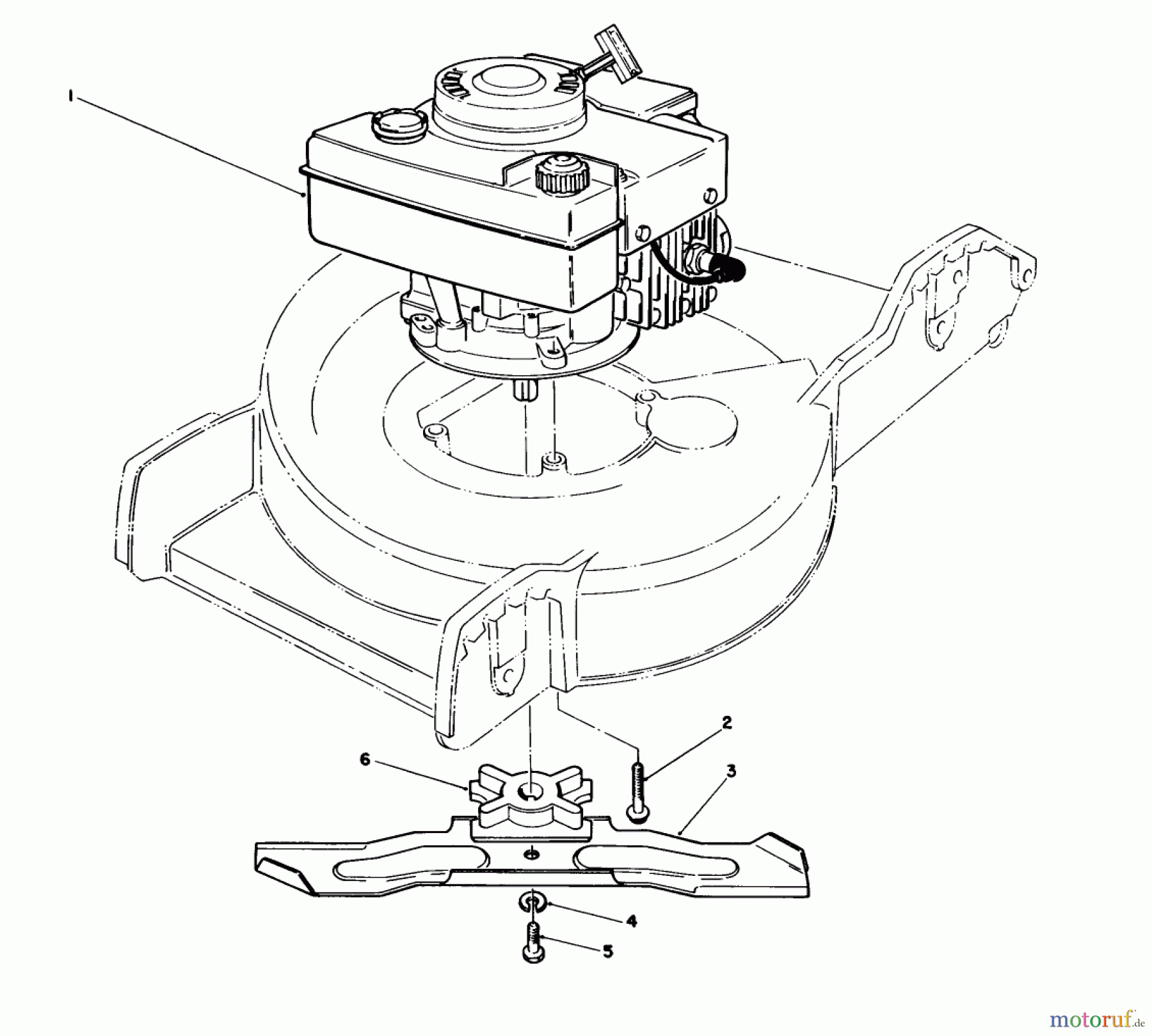  Toro Neu Mowers, Walk-Behind Seite 1 20780C - Toro Lawnmower, 1989 (9000001-9999999) ENGINE ASSEMBLY