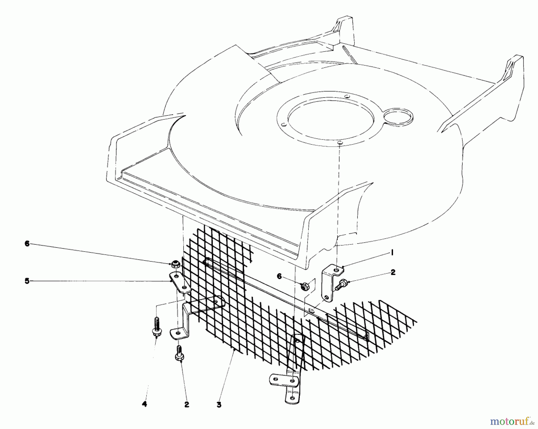  Toro Neu Mowers, Walk-Behind Seite 1 20785 - Toro Lawnmower, 1980 (0000001-0999999) LEAF SHREDDER KIT NO. 59105 (OPTIONAL)