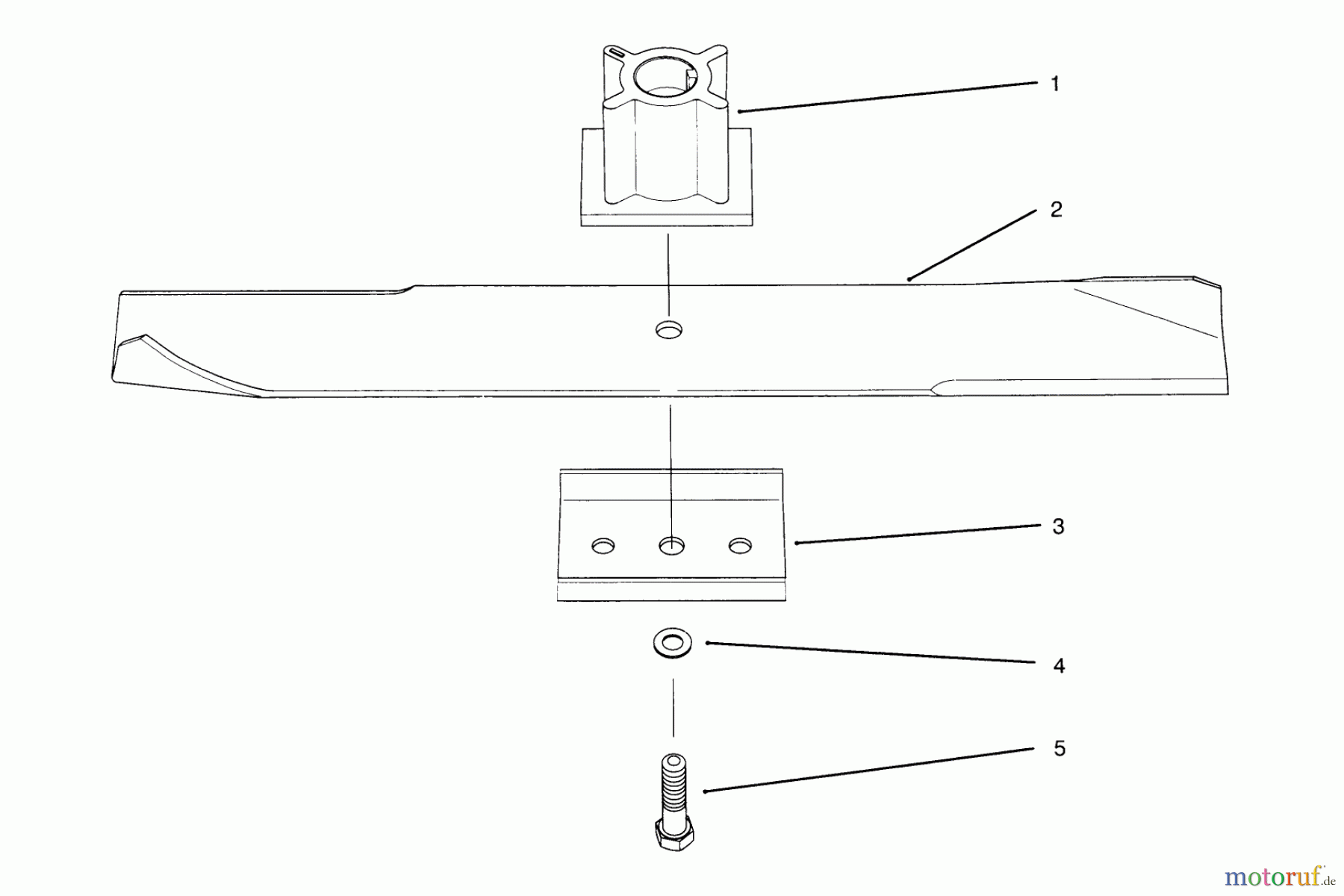  Toro Neu Mowers, Walk-Behind Seite 2 21010BC - Toro Lawnmower, 1995 (5900001-5999999) BLADE ASSEMBLY