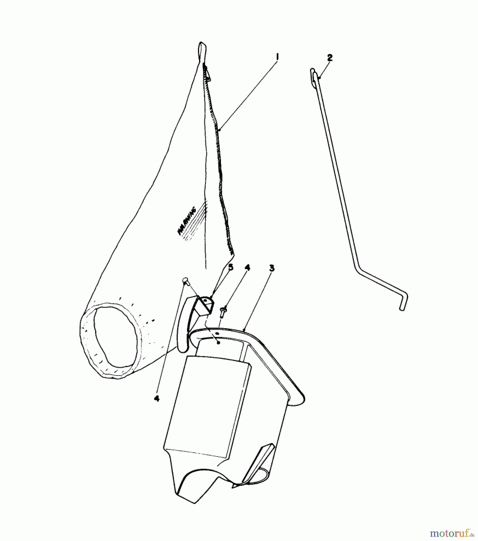  Toro Neu Mowers, Walk-Behind Seite 2 21727 - Toro Guardian Lawnmower, 1977 (7000001-7999999) BAGGING KIT NO. 27-7820 (OPTIONAL)