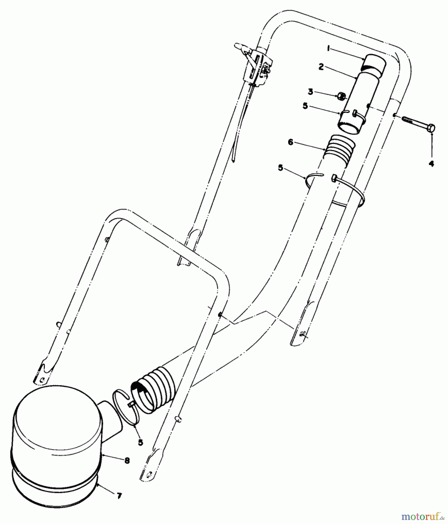  Toro Neu Mowers, Walk-Behind Seite 2 22005 - Toro Lawnmower, 1985 (5000001-5999999) REMOTE AIR CLEANER KIT NO. 43-6940 (OPTIONAL)