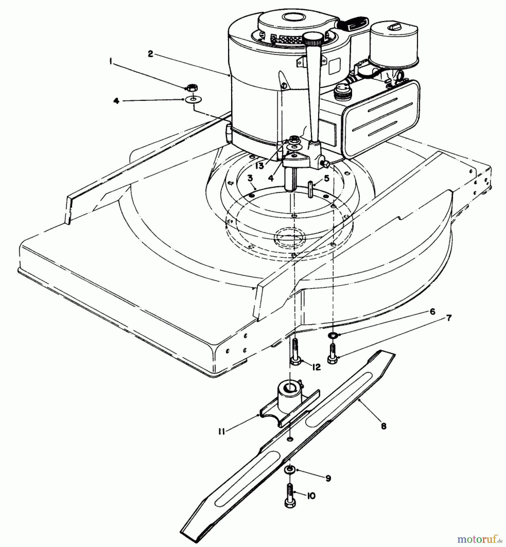  Toro Neu Mowers, Walk-Behind Seite 2 22005 - Toro Lawnmower, 1987 (7000001-7999999) ENGINE ASSEMBLY