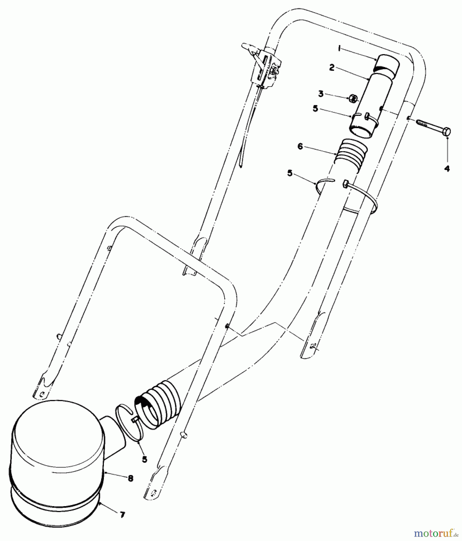  Toro Neu Mowers, Walk-Behind Seite 2 22010 - Toro Lawnmower, 1984 (4000001-4999999) REMOTE AIR CLEANER KIT NO. 43-6940 (OPTIONAL)