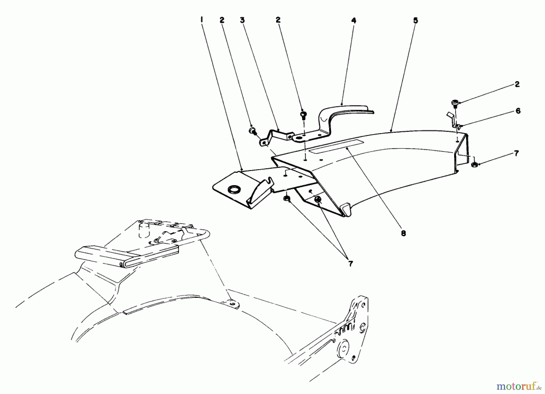  Toro Neu Mowers, Walk-Behind Seite 2 22015 - Toro Lawnmower, 1985 (5000001-5999999) SIDE DISCHARGE CHUTE MODEL NO. 59108 (OPTIONAL)