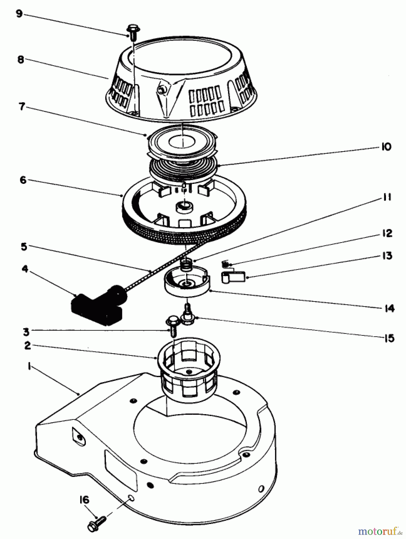  Toro Neu Mowers, Walk-Behind Seite 2 22025 - Toro Lawnmower, 1987 (7000001-7999999) ENGINE ASSEMBLY MODEL NO. 47PG6 #6